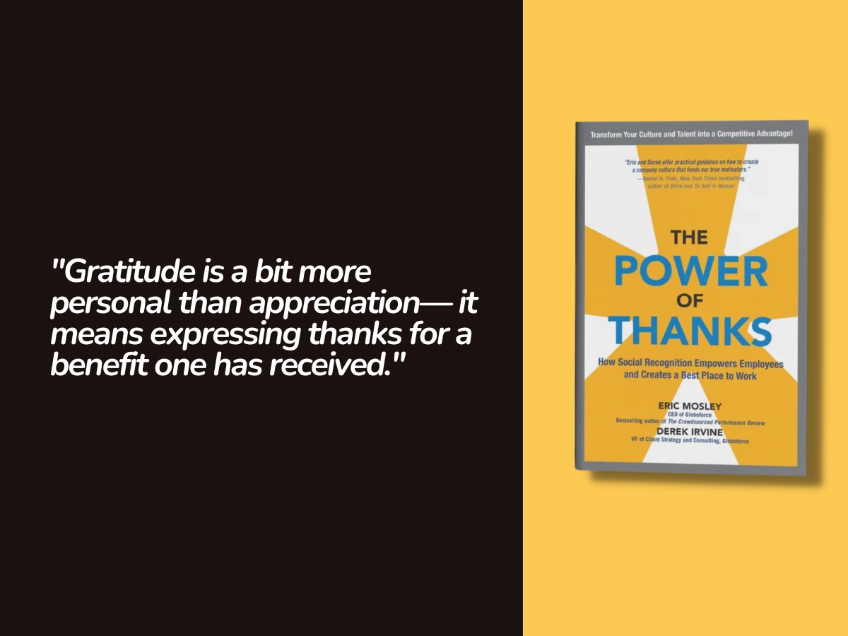 the power of thanks employee recognition book